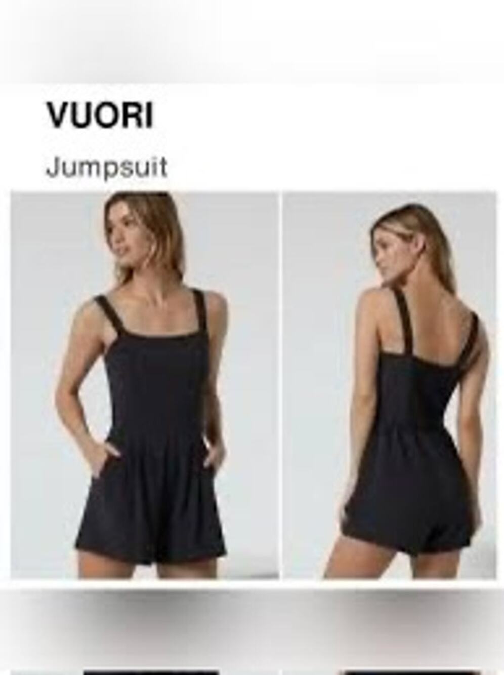 Vuori Villa Cami Romper, 118$